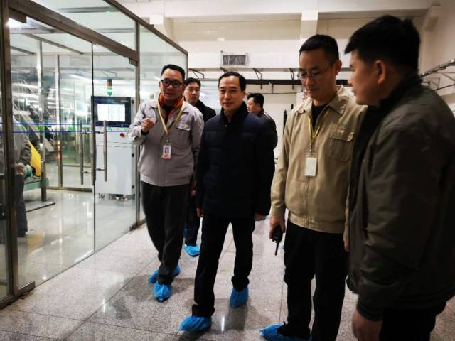 市委常委、副市长吕成蹊莅临成蹊智玉科技检查岁末年初安全生产工作